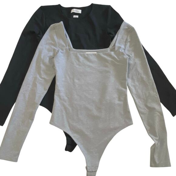Aritzia Babaton Contour Bodysuit Bundle of two Size Small Minimalist Modern - Picture 1 of 7